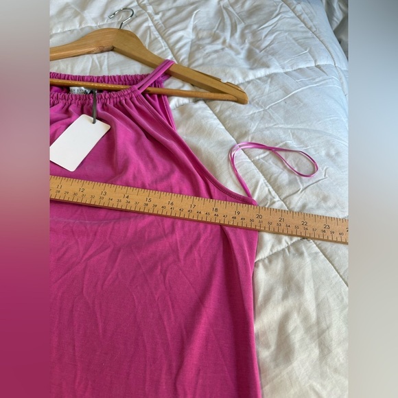 Green Envelope NWT pink sleeveless camo tank halter size XL shirt - Picture 7 of 9